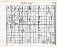 Benton County Map, Iowa State Atlas 1930c